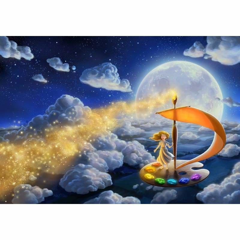 Full Drill - 5D DIY Diamond Painting Kits Cartoon Sky Kids