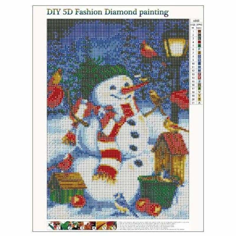 Full Drill - 5D DIY Diamond Painting Kits Cartoon Winter