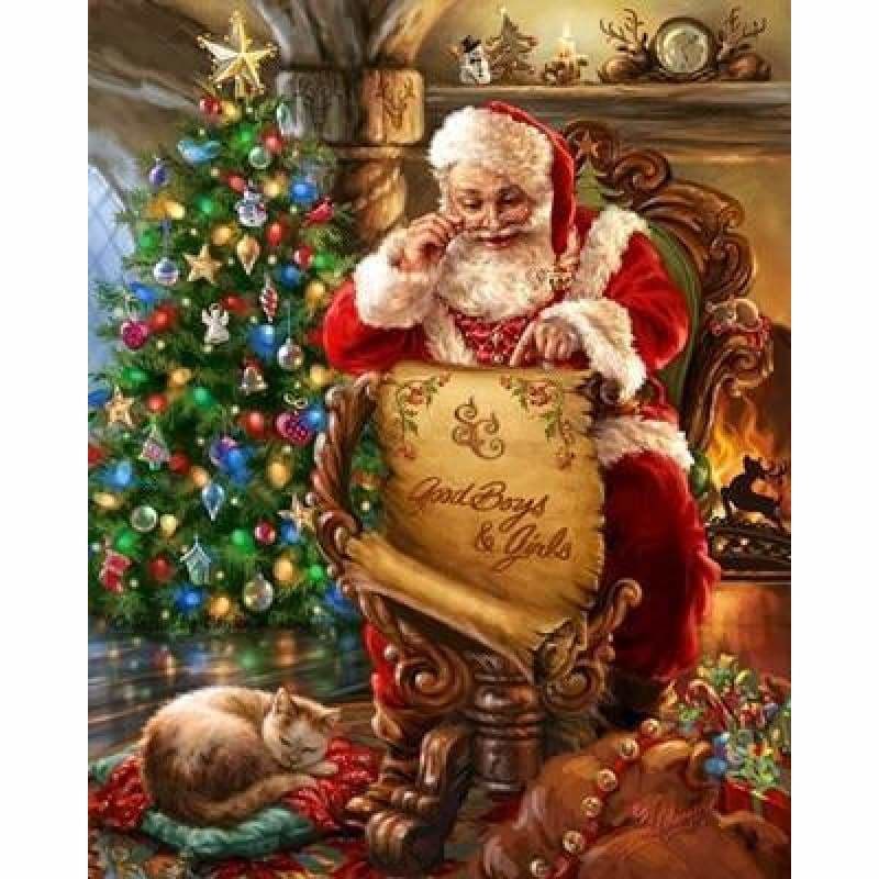 Full Drill - 5D DIY Diamond Painting Kits Christmas Day