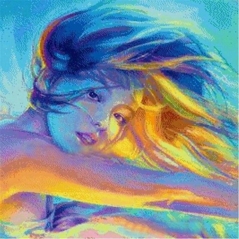 Full Drill - 5D DIY Diamond Painting Kits Colorful Cloud