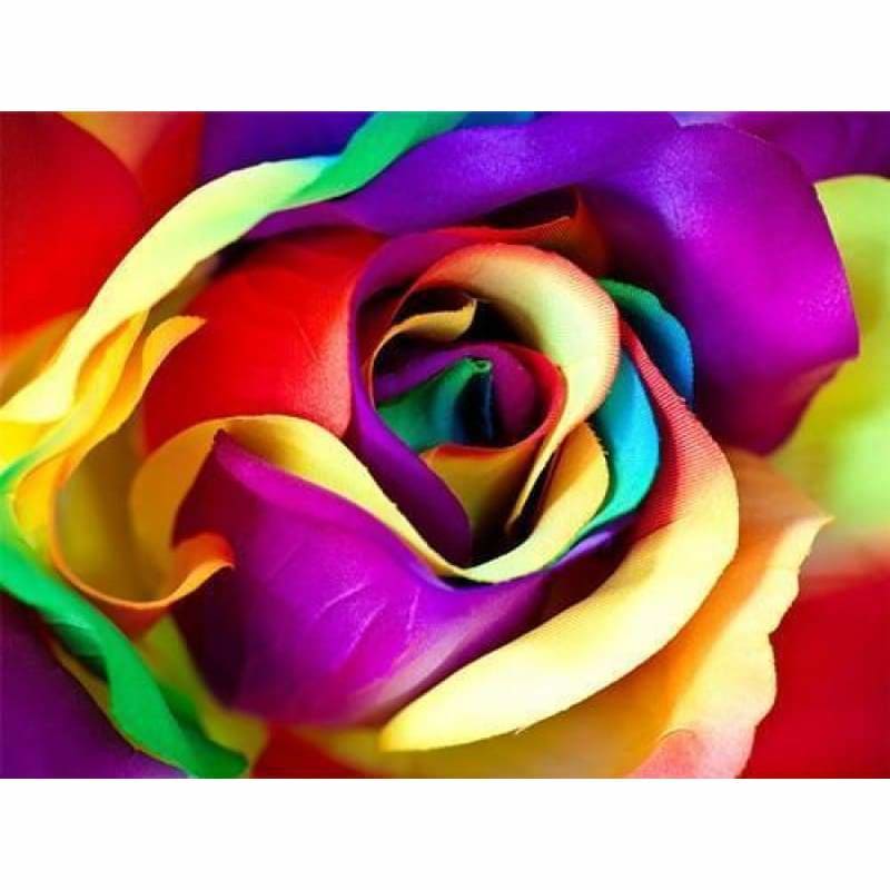 Full Drill - 5D DIY Diamond Painting Kits Colorful Flower -