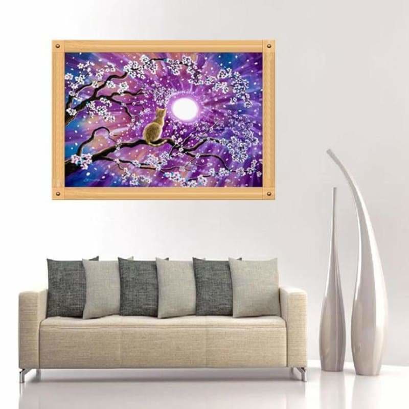 Full Drill - 5D DIY Diamond Painting Kits Dream Cat In The