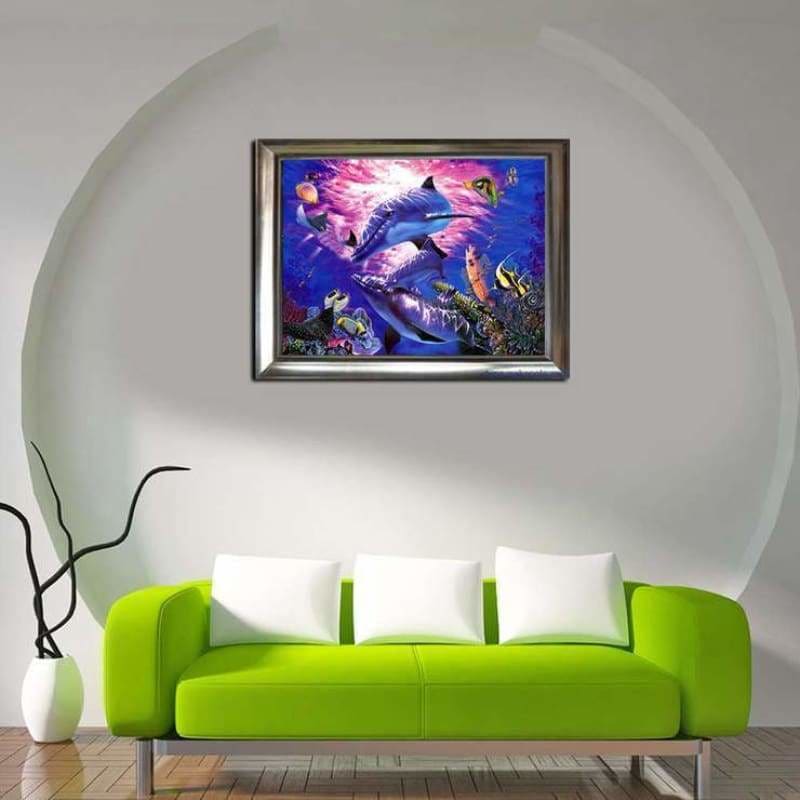 Full Drill - 5D DIY Diamond Painting Kits Fantastic Sea