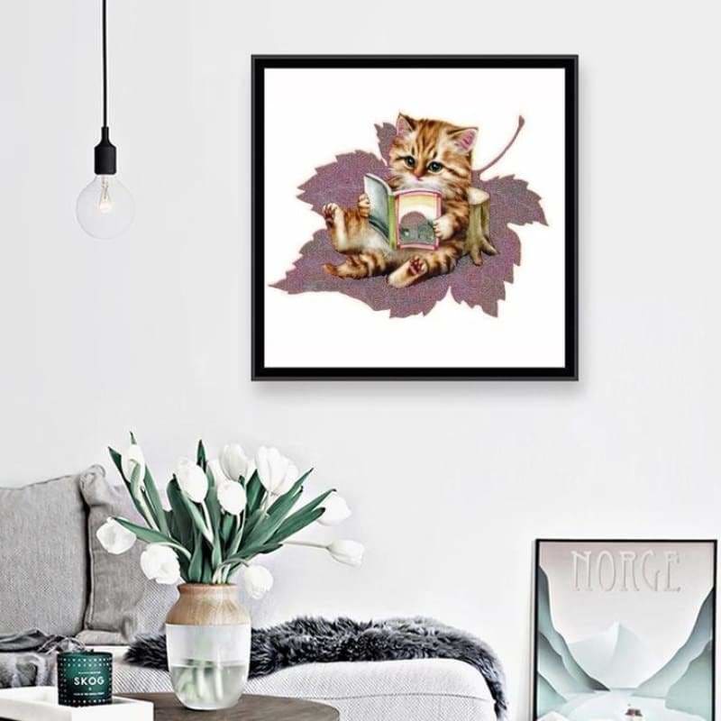 Full Drill - 5D DIY Diamond Painting Kits Funny Cute Cat