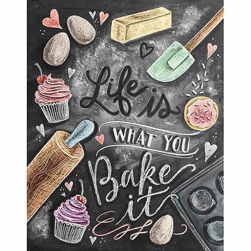 Full Drill - 5D DIY Diamond Painting Kits Kitchen Cake