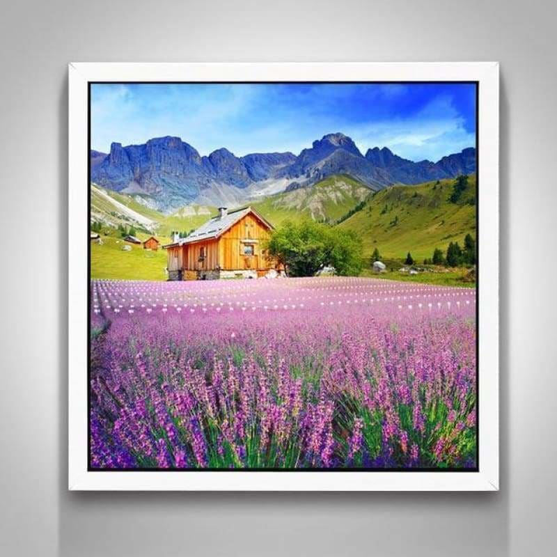 Full Drill - 5D DIY Diamond Painting Kits Lavender Fields
