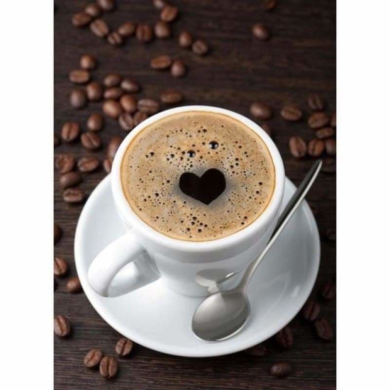 Full Drill - 5D DIY Diamond Painting Kits Love Coffee Cup -