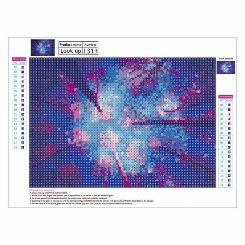 Full Drill - 5D DIY Diamond Painting Kits Quiet Blue Starry