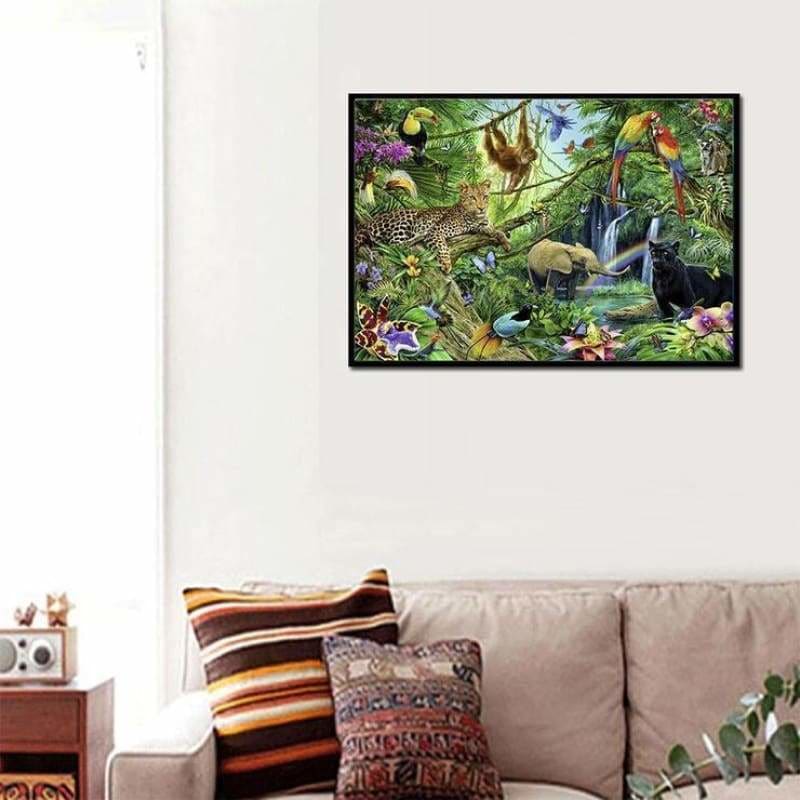 Full Drill - 5D DIY Diamond Painting Kits Special Safari