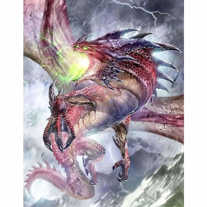 Full Drill - 5D DIY Diamond Painting Kits Spitfire Dragon