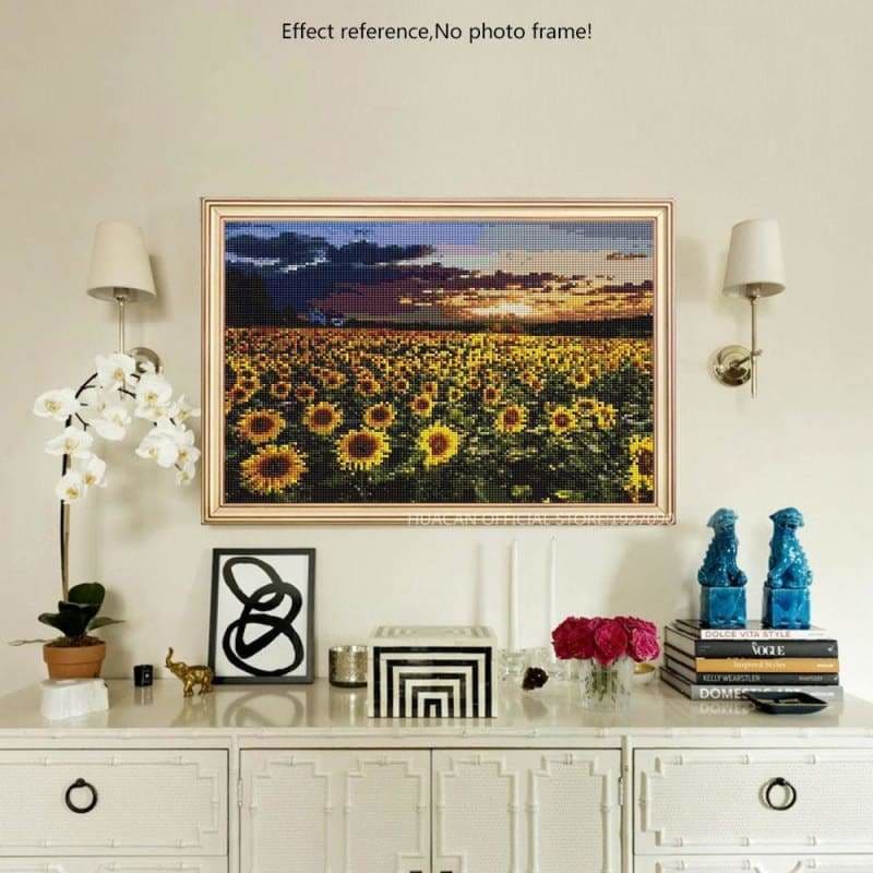 Full Drill - 5D DIY Diamond Painting Kits Sunset Plant