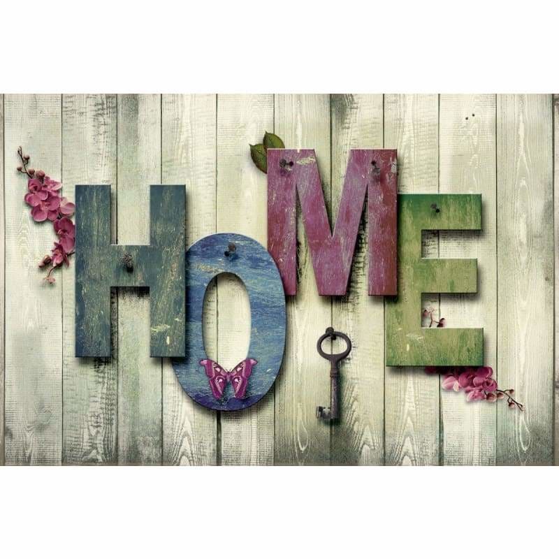 Full Drill - 5D DIY Diamond Painting Kits Sweet Home Letter