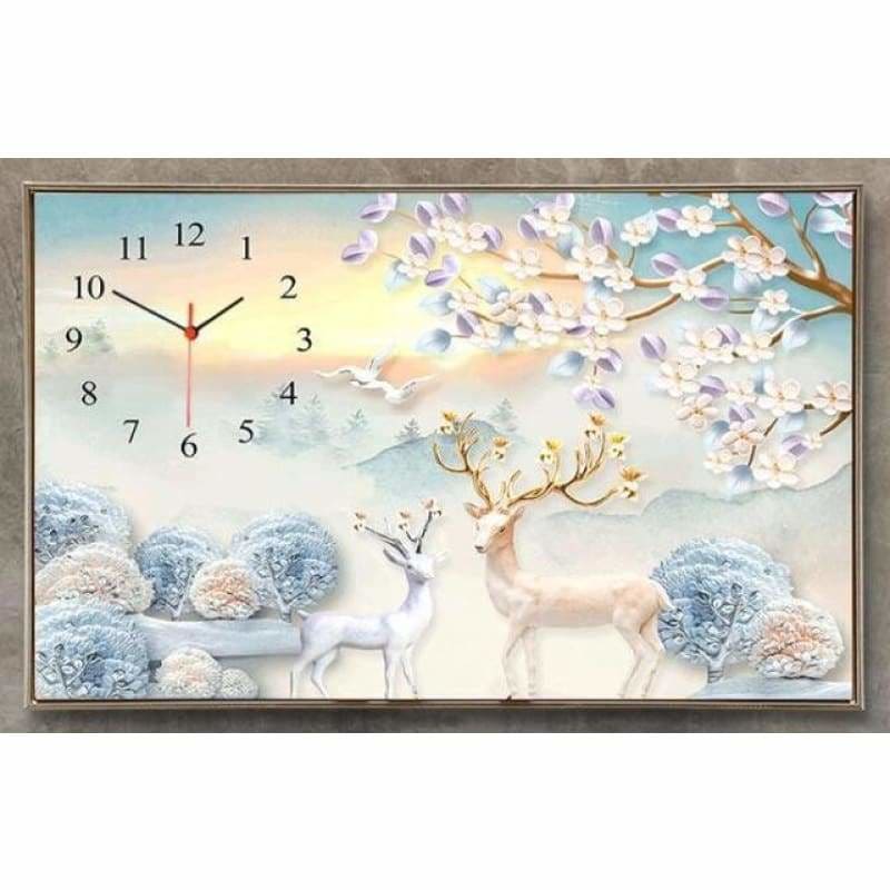 Full Drill - 5D DIY Diamond Painting Kits Wall Flower Deer