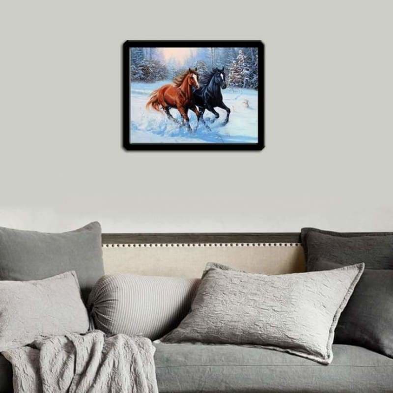 Full Drill - 5D DIY Diamond Painting Kits Winter Animal