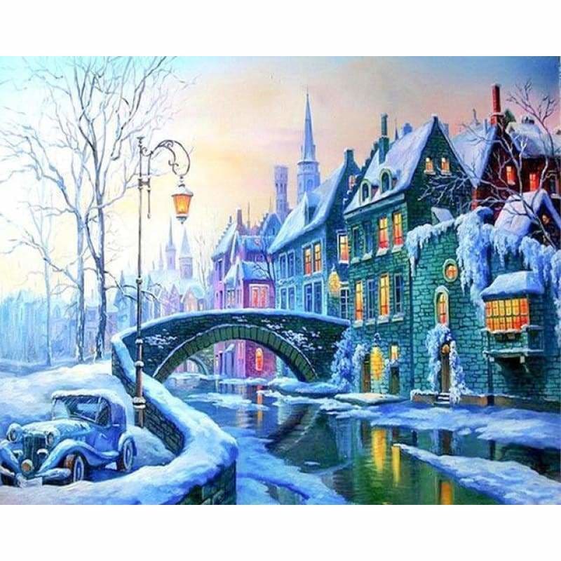 Full Drill - 5D DIY Diamond Painting Kits Winter Landscape