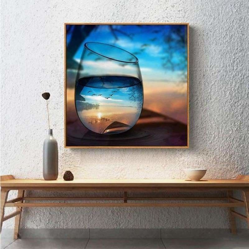 Full Drill - 5D DIY Diamond Painting Kits World In Glass