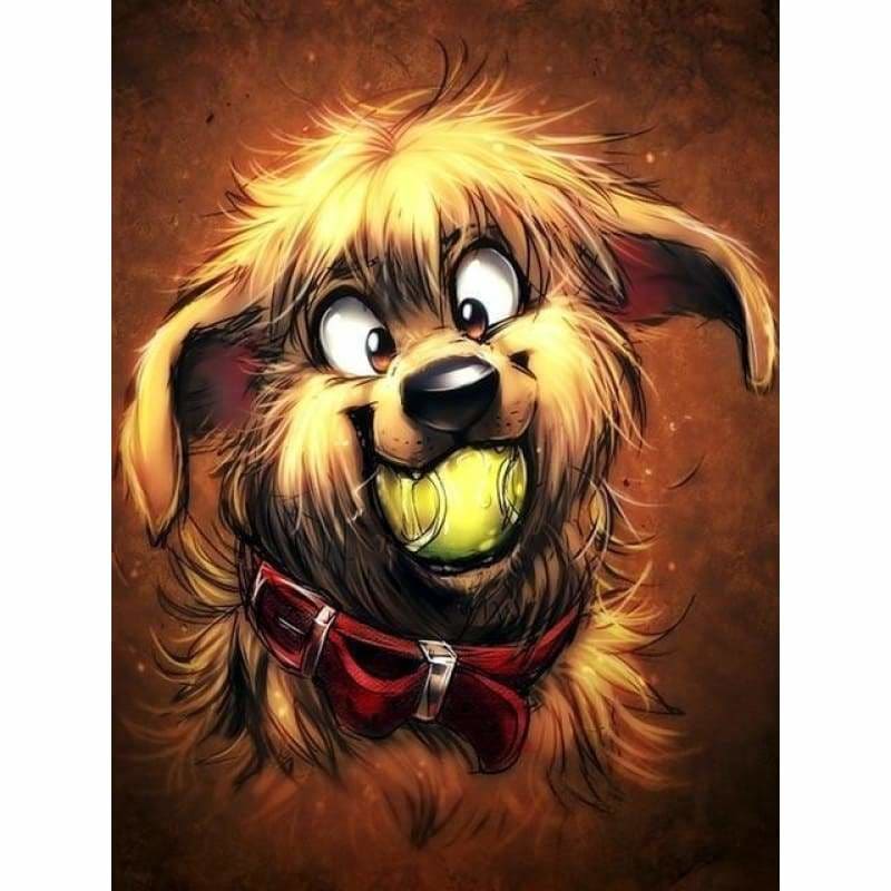 Funny Dog Pattern Wall Decor Full Drill - 5D Diy Diamond