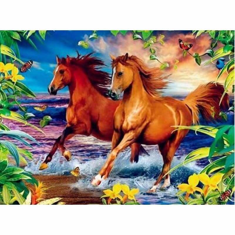 Hot Sale Animal Horse Full Drill - 5D Diy Diamond Painting