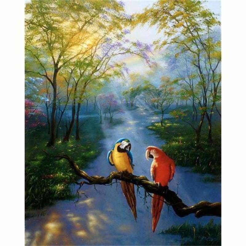 Hot Sale Animal Parrot Full Drill - 5D Diy Diamond Painting