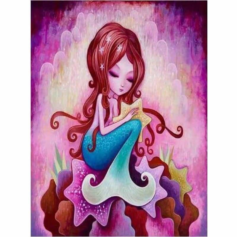 Hot Sale Cartoon Mermaid Full Drill - 5D Diy Diamond