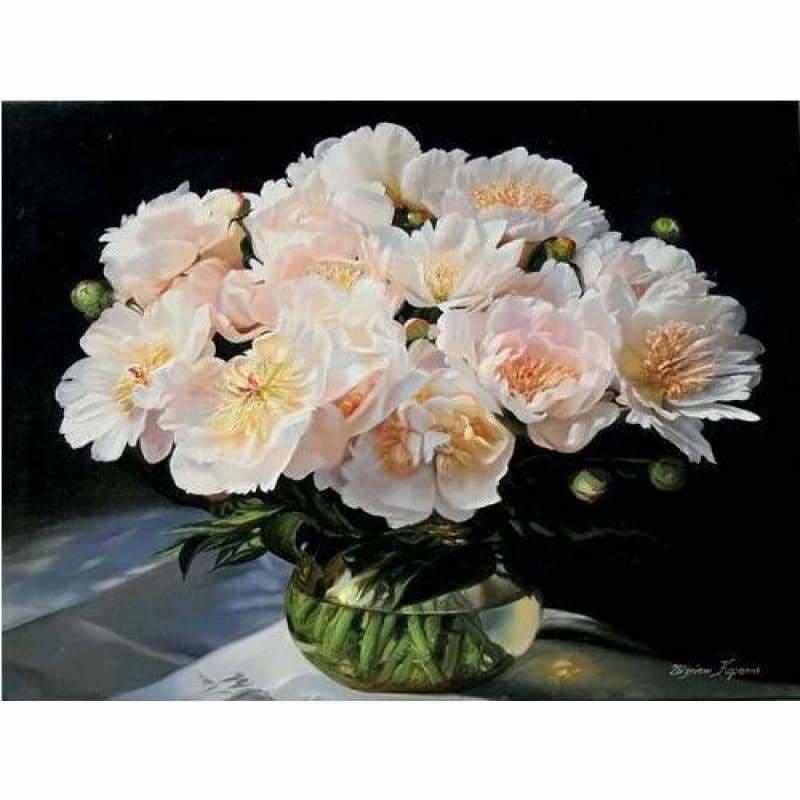 Hot Sale Peony Flowers Picture Full Drill - 5D Diy Square