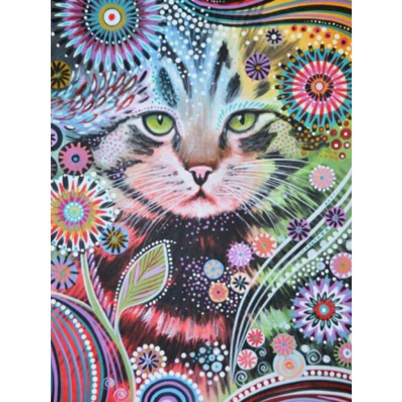 Kitten Doodle - Full Drill Diamond Painting - Special Order