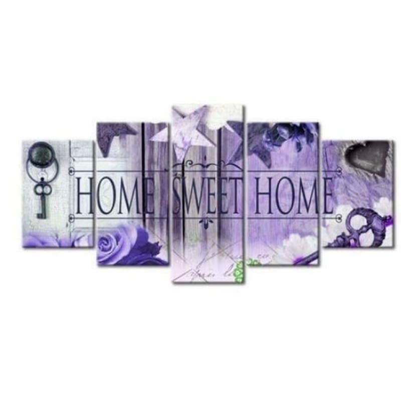 Large Size Sweet Home Multi Panel Picture Full Drill - 5D