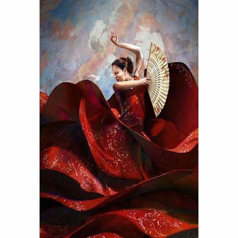 Modern Art Full Square Drill Dancer Full Drill - 5D Diy