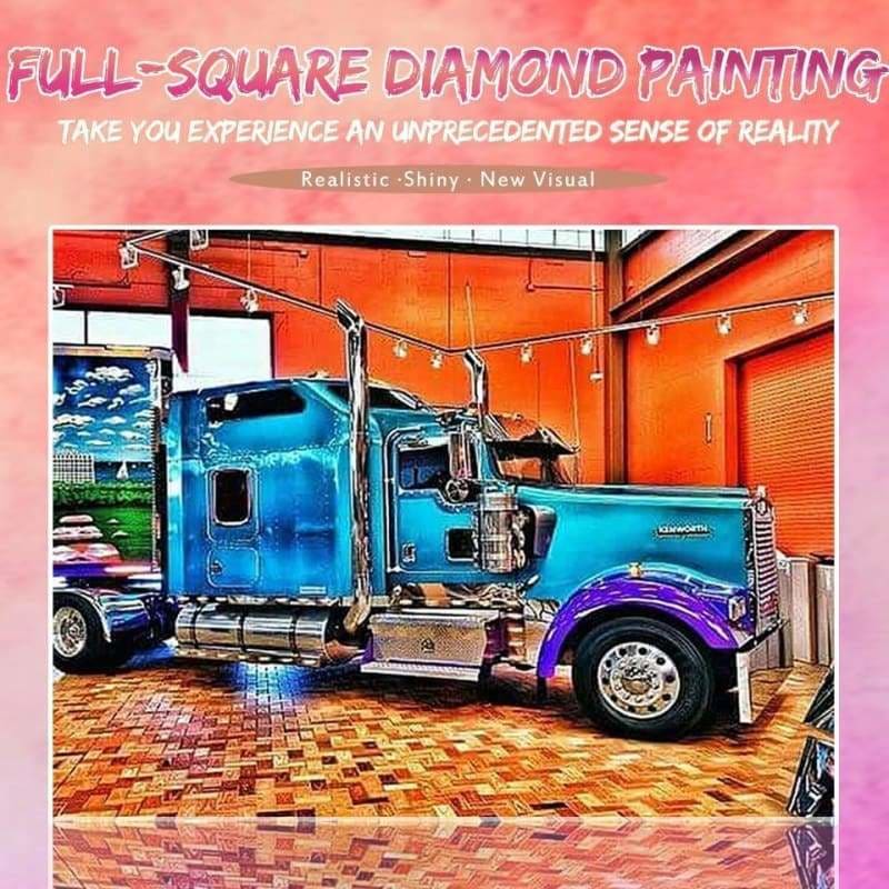 Modern Art Truck Full Drill - 5D DIY Embroidery Diamond