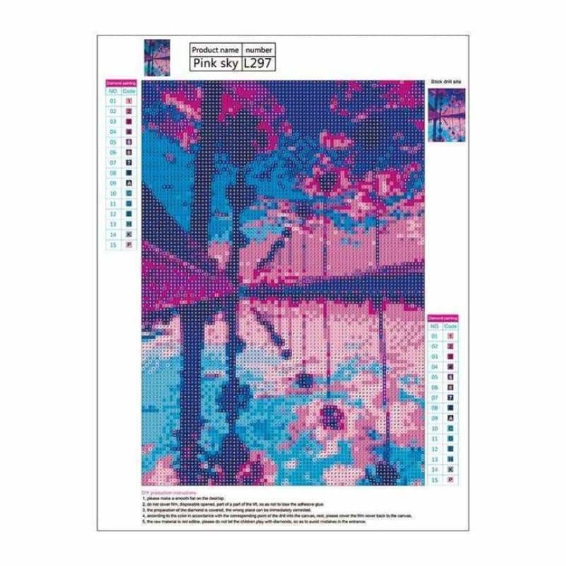 New Arrival Hot Sale Sunset Scenery Diamond Painting Kits