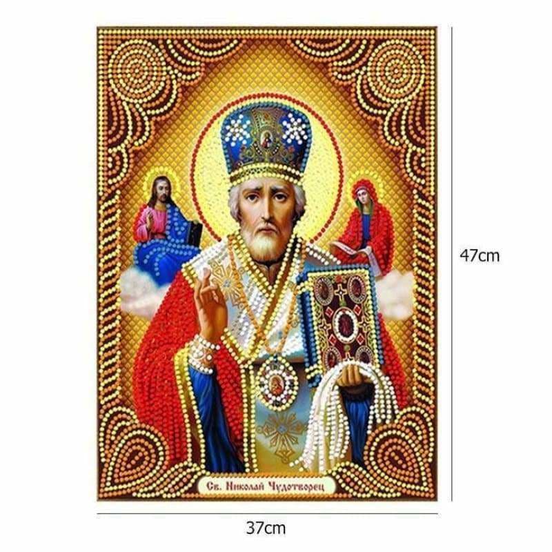 New Christian Portrait Full Drill - 5D Diy Embroidery Diamond Painting Kits QB8087 - NEEDLEWORK KITS