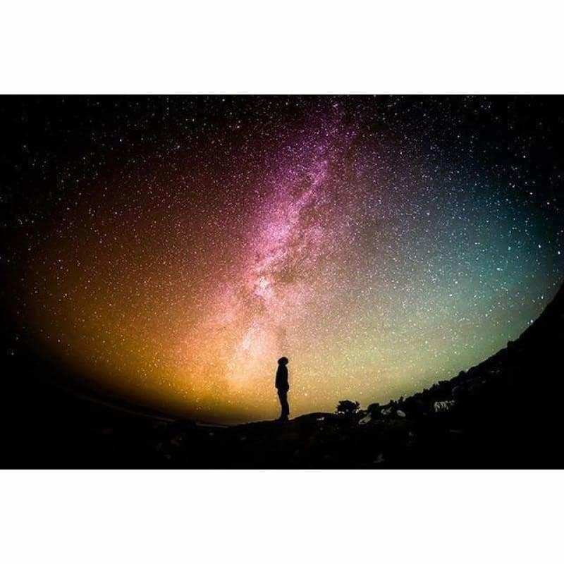 New Dream Crystal Landscape Sky Star Galaxy Full Drill - 5D