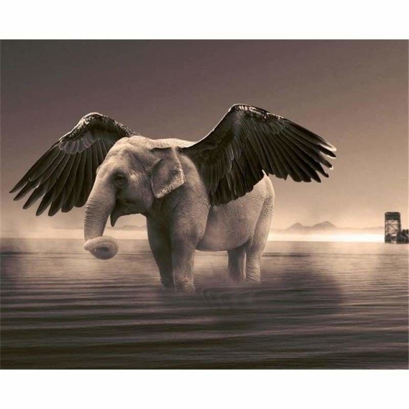 New Dream Fly Elephant Full Drill - 5D Diy Diamond Painting