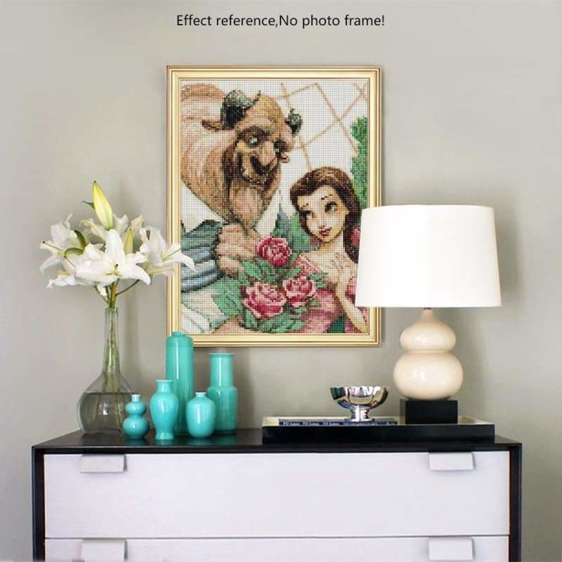 New Hot Sale Beauty And Animal Full Drill - 5D Diamond