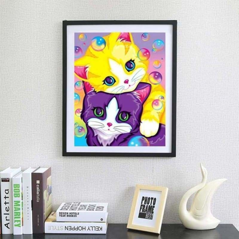 New Hot Sale Cartoon Cat Home Decor Diy Full Drill - 5D