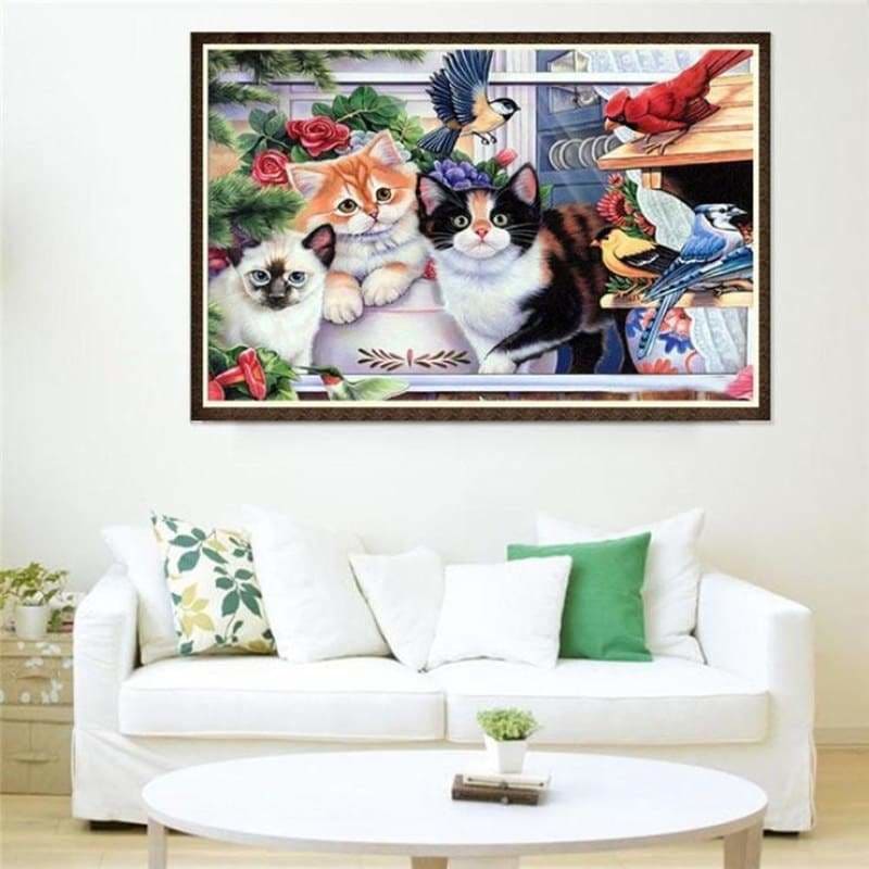 New Hot Sale Cat Full Drill - 5D Diy Diamond Painting Kits