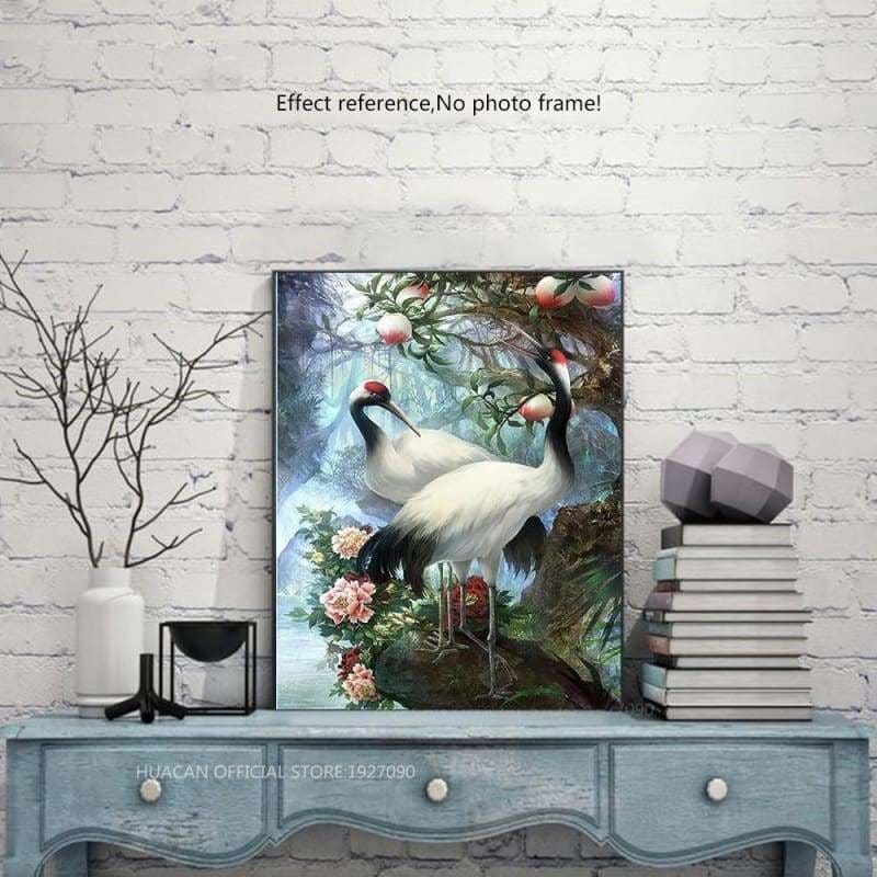 New Hot Sale Dream Red Crowned Crane Full Drill - 5D DIY