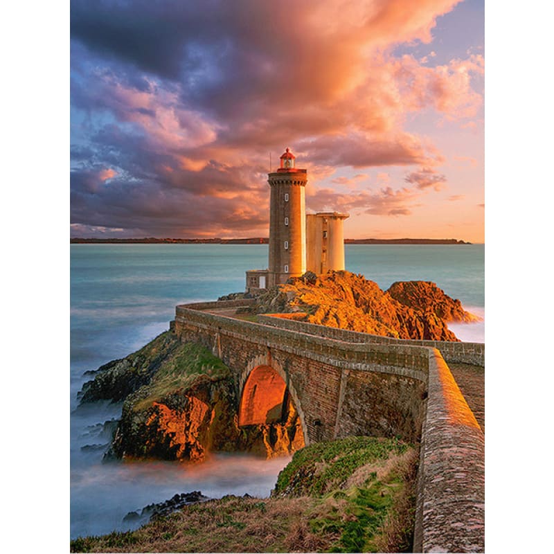 New Hot Sale Lighthouse Seaside Landscape Full Drill - 5D