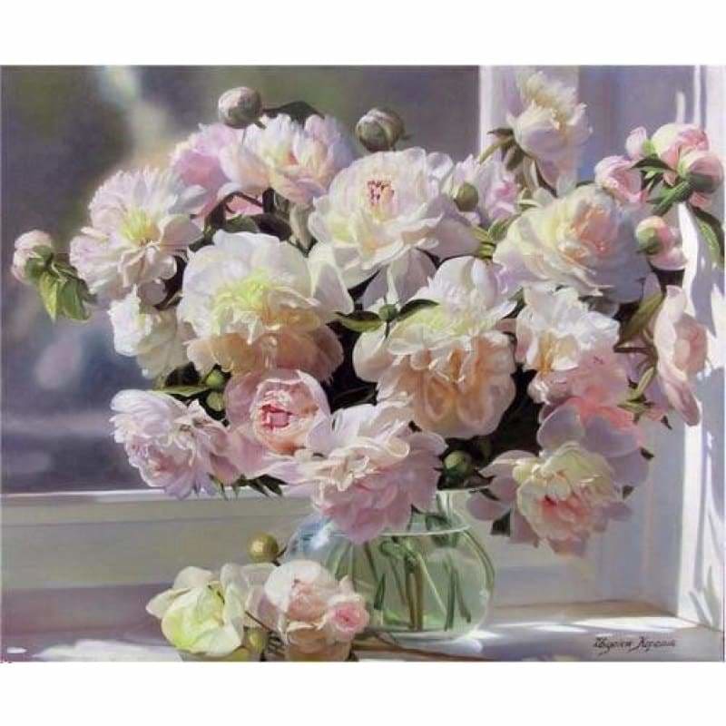 New Hot Sale Peony Flowers Full Drill - 5D Diy Diamond