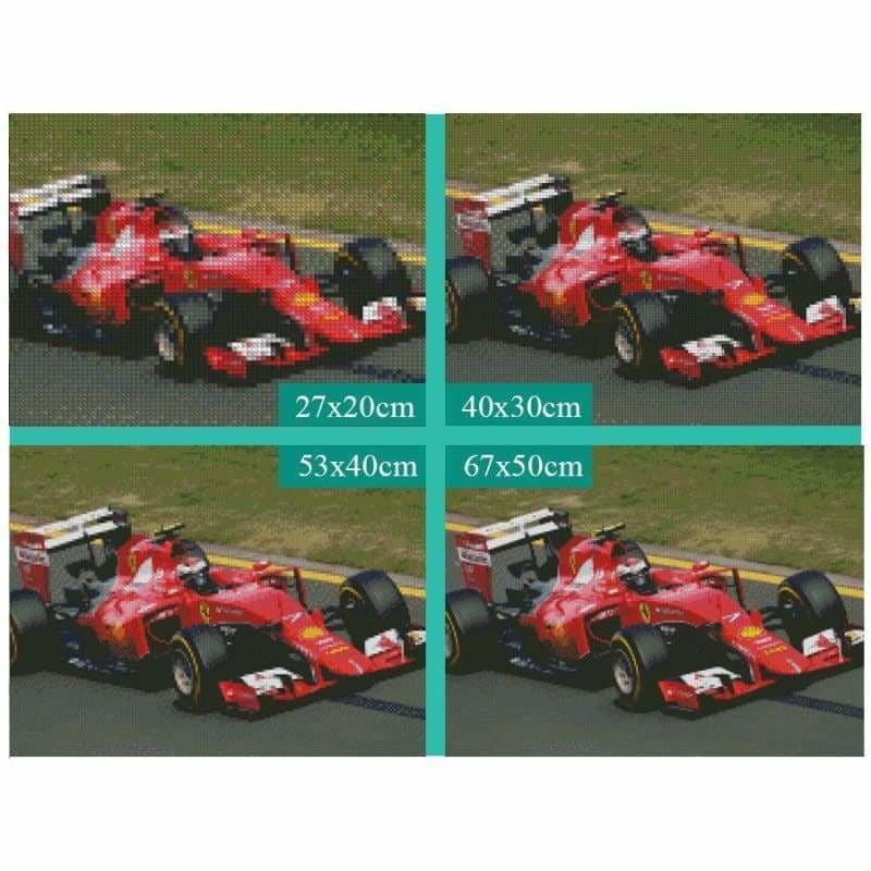 New Hot Sale Popular Formula 1 Racing Car Diamond Painting