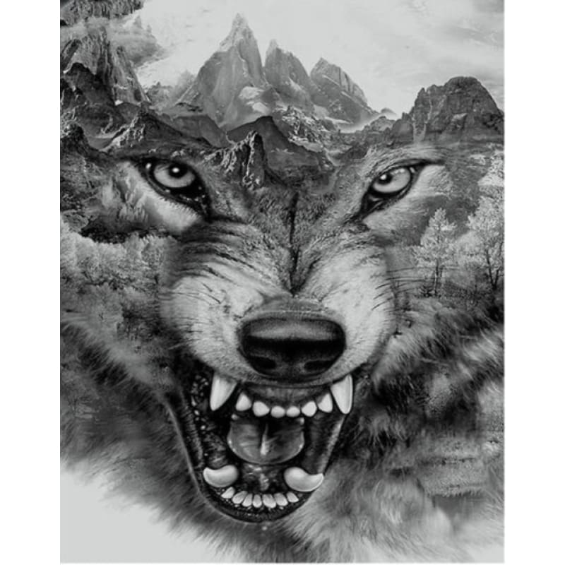 New Hot Sale Stitch Kit Ferocious Full Drill - 5D Diy