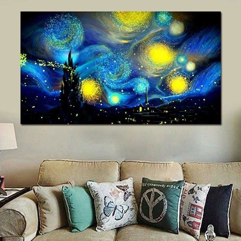 New Large Size Abstract Sky Space Full Drill - 5D Diy