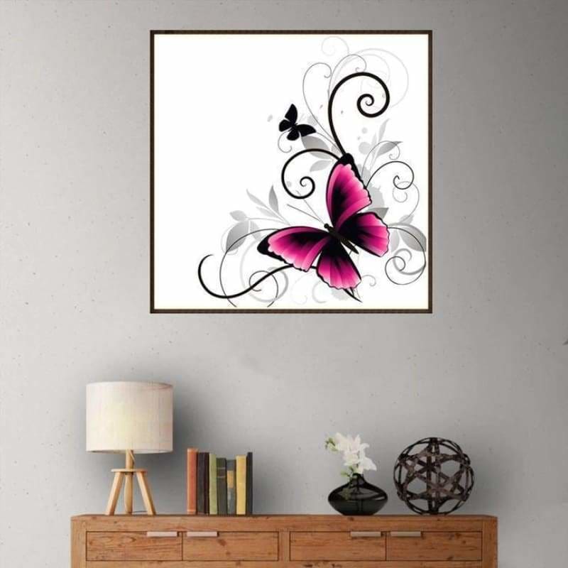 New Modern Art Style Butterfly Diy Full Drill - 5D Full