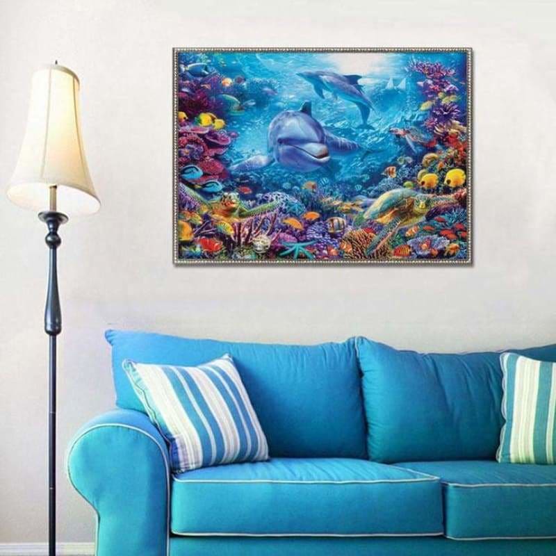 New Special Dolphin Full Drill - 5D Diy Diamond Painting