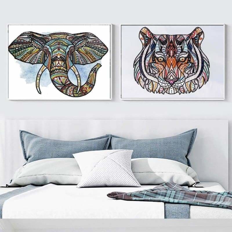 New Special Tiger Pattern Full Drill - 5D Diy Diamond