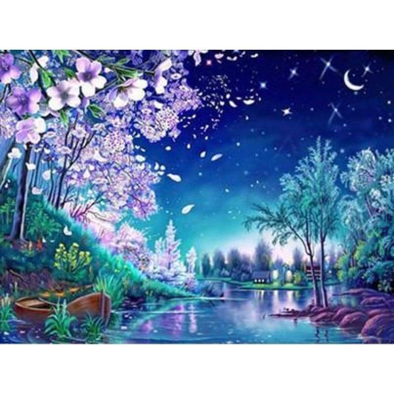 Night Scene - Full Drill Diamond Painting - Special Order -