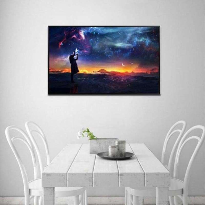 Night Sky Landscape Full Drill - 5D Diy Diamond Painting