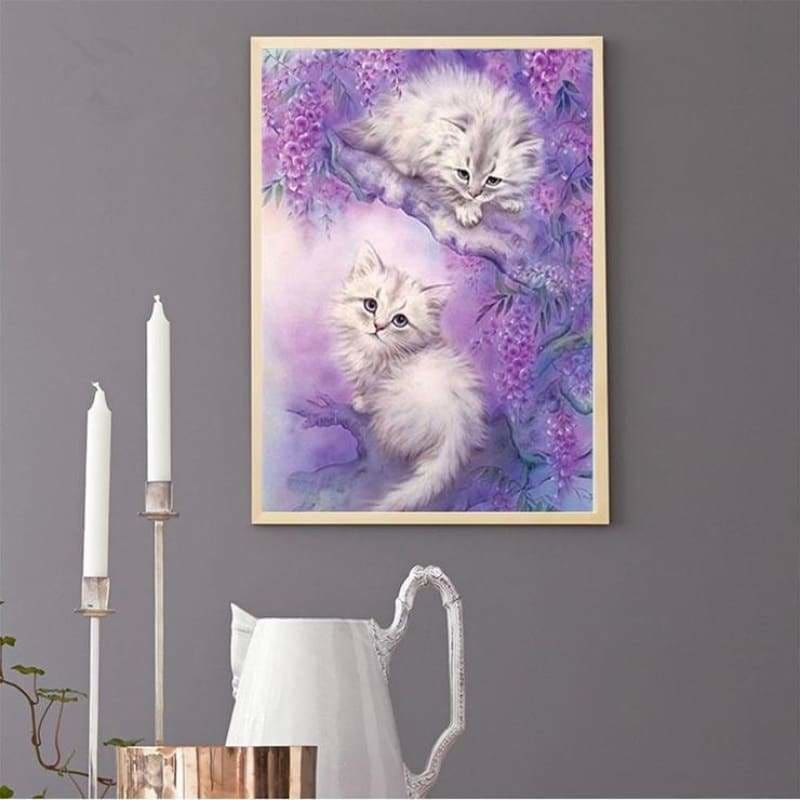 Oil Painting Style Cat Full Drill - 5D Diy Diamond Painting