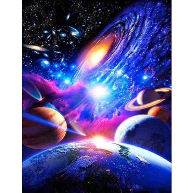 Planets 05- Full Drill Diamond Painting - Special Order -