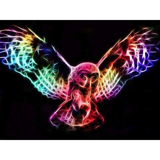 Rainbow fractal 01- Full Drill Diamond Painting - Special